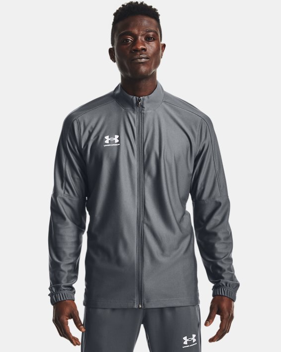 Men's UA Challenger Track Jacket, Gray, pdpMainDesktop image number 0